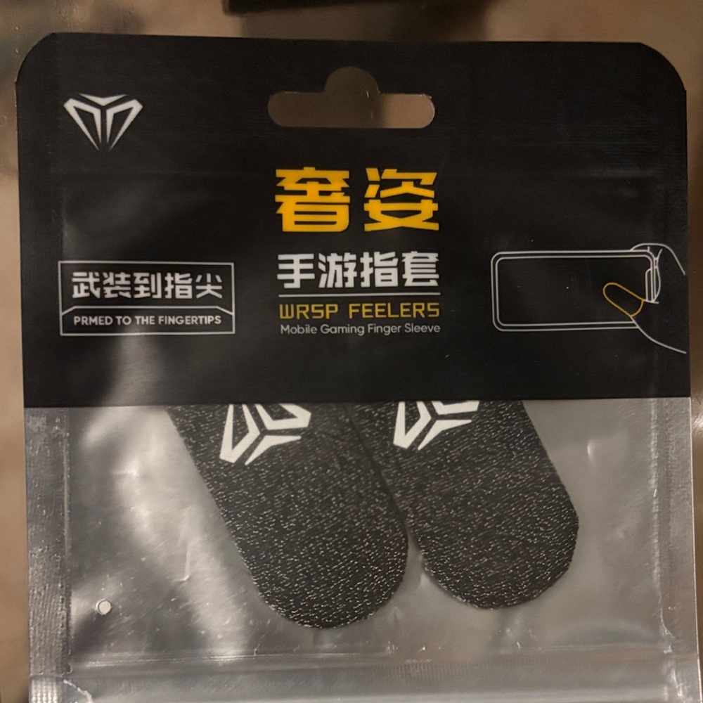 Mobile Gaming Finger Sleeve - Black